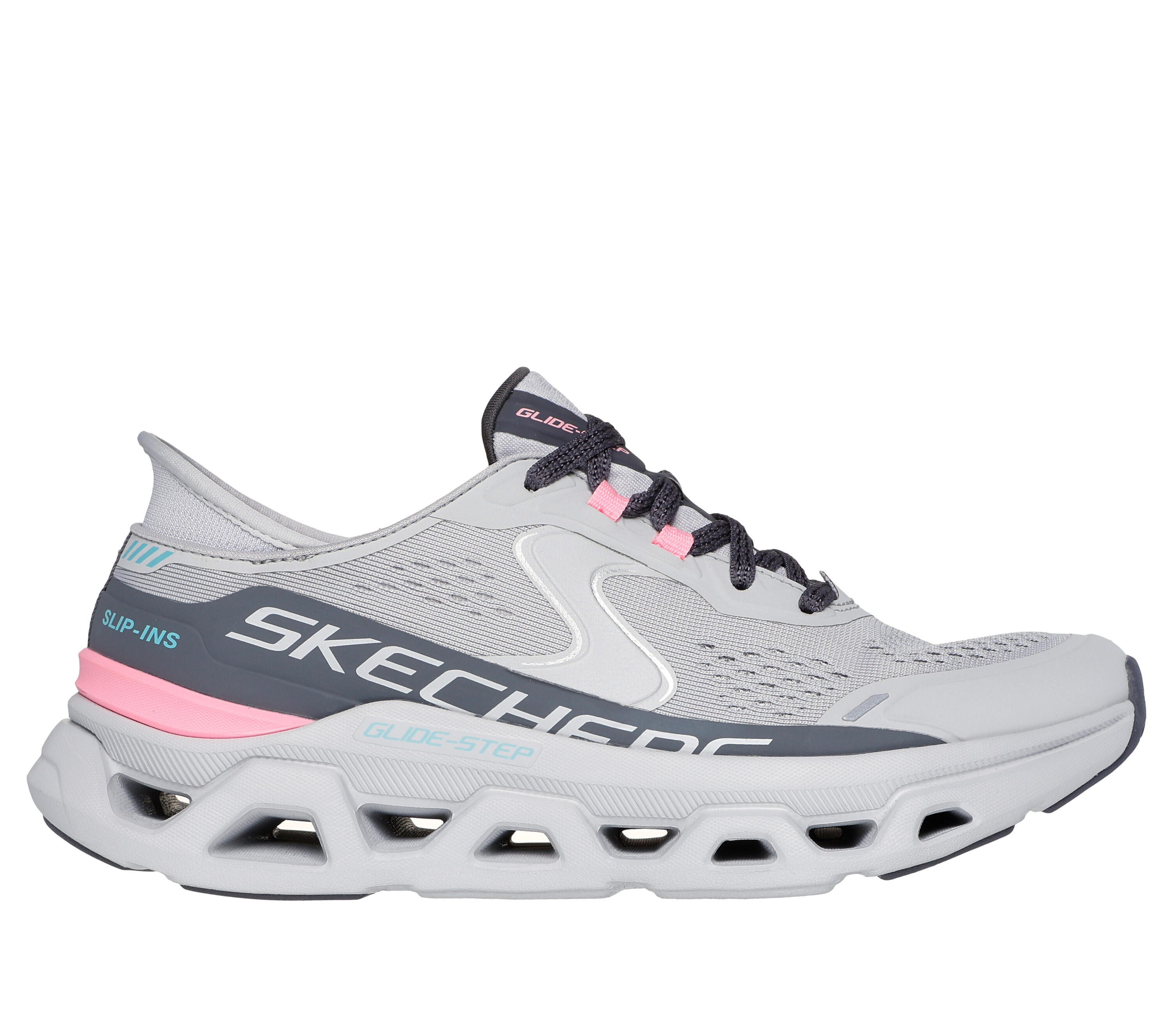 Dames GLIDE-STEP ALTUS Slip-On Grau / Pink 5/5