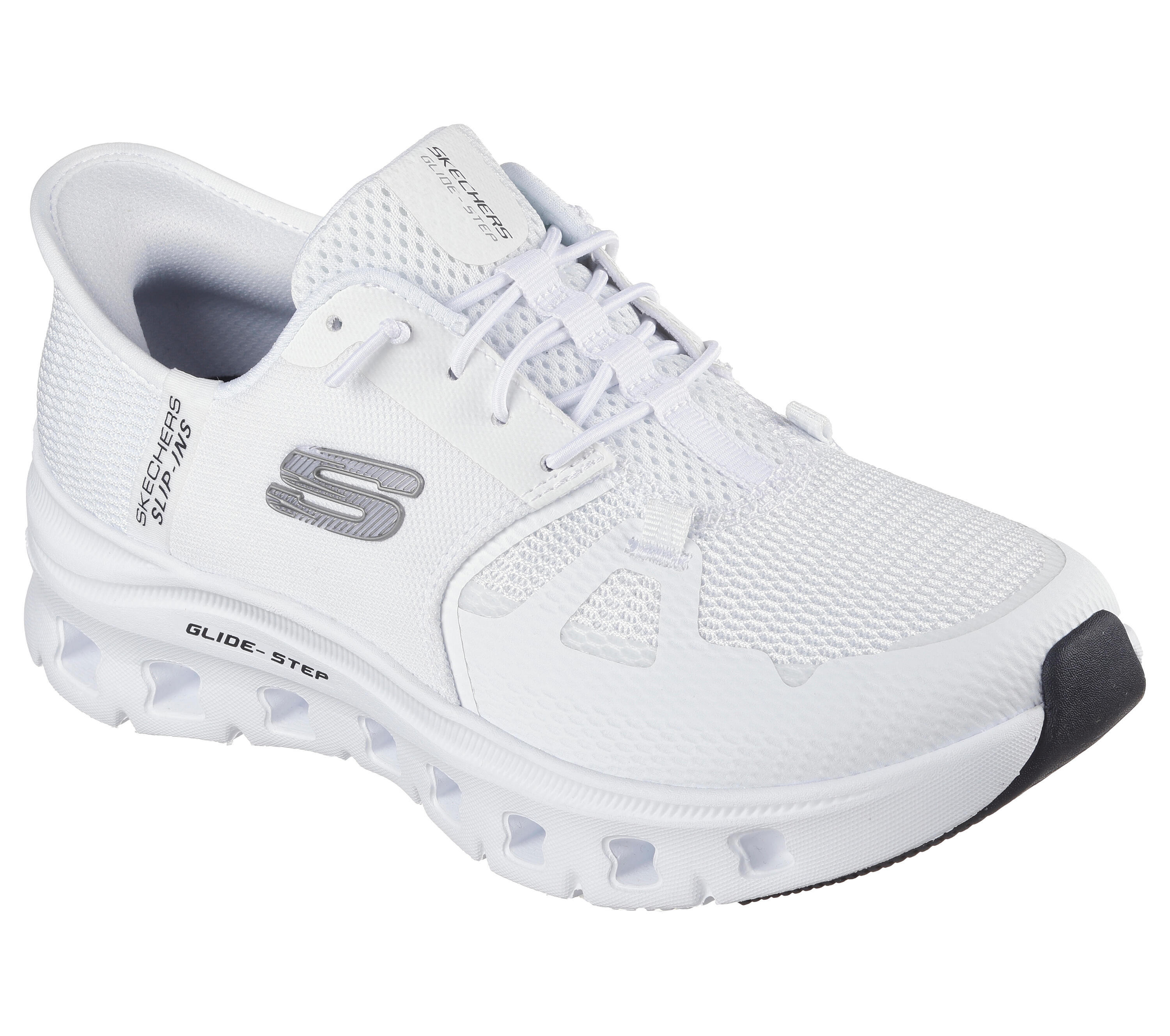 SKECHERS Damen GLIDE-STEP PRO Slip-On Weiß / Silber