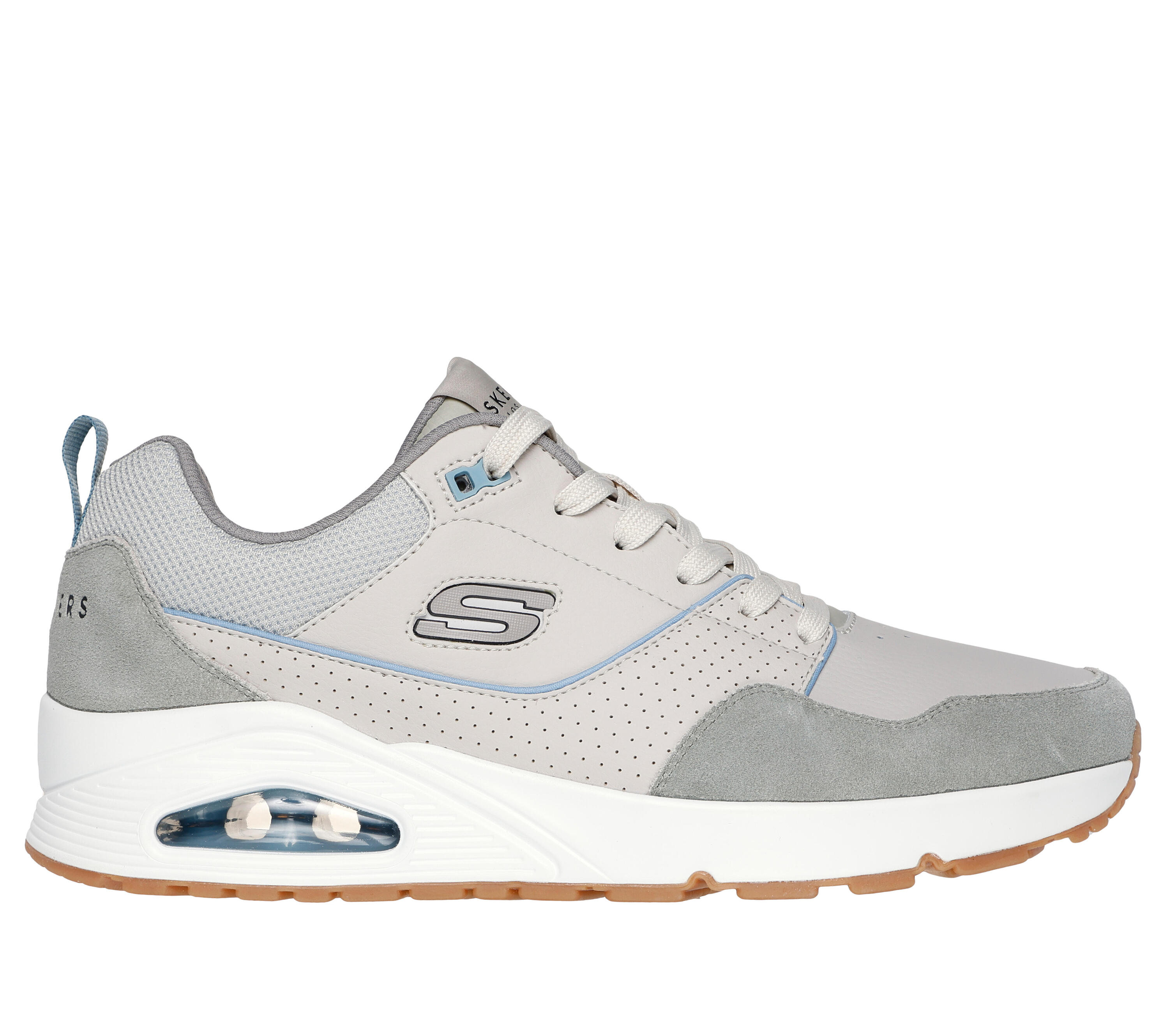 Baskets homme UNO RETRO ONE marron / bleu clair 5/5