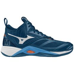 Chaussures de volley-ball Femmes Mizuno Wave Momentum Montantes Bleu Marine