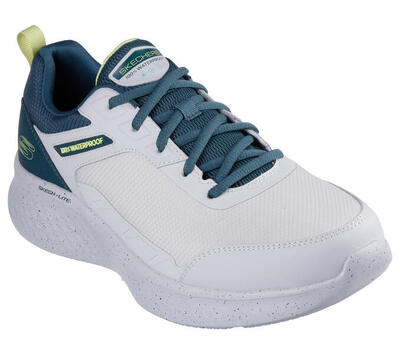 Heren sneakers skech-lite pro ankkor zwart / donkergrijs / geel