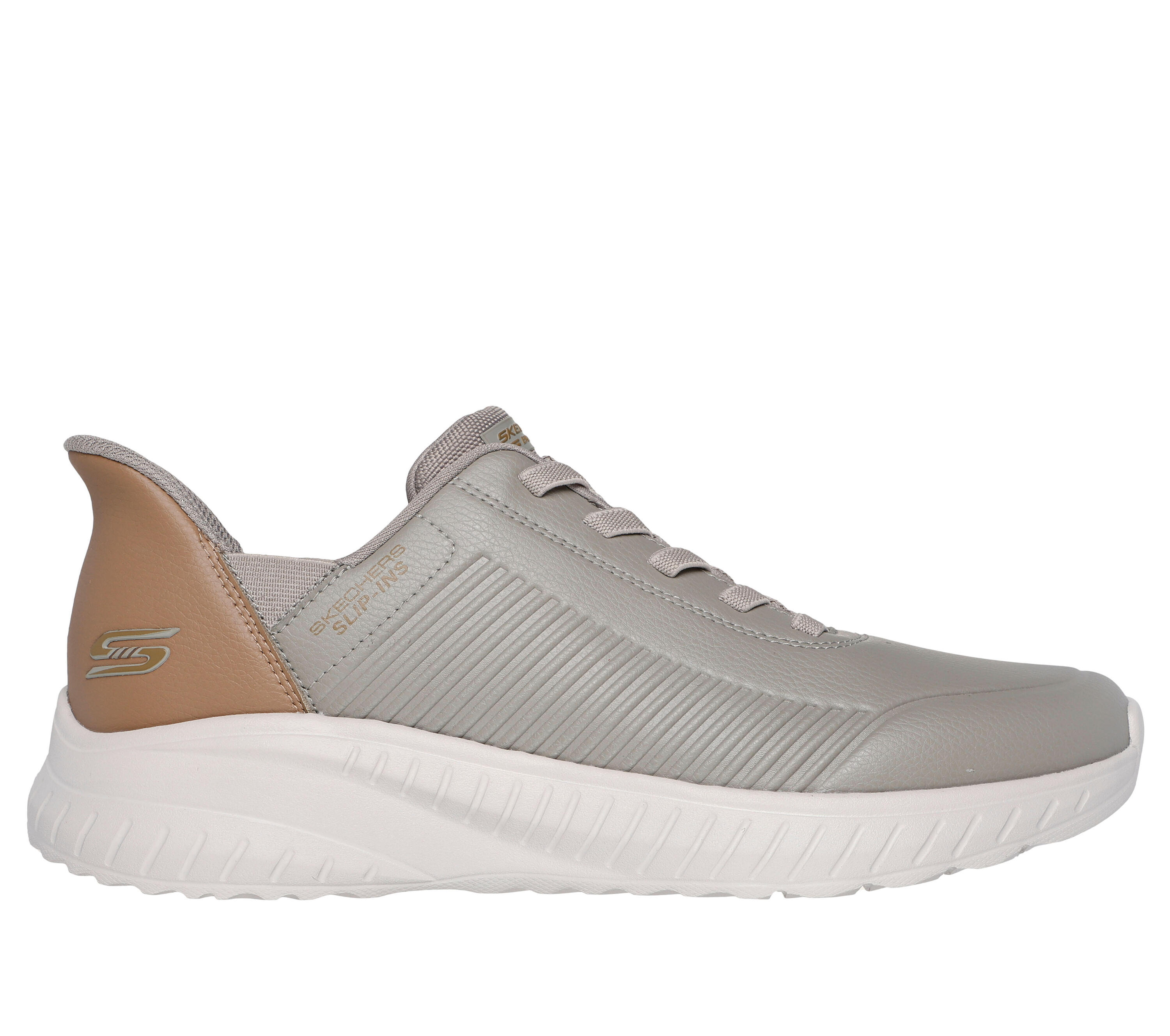 Baskets slip-on homme BOBS SQUAD CHAOS HEEL PREFERRED taupe 5/5