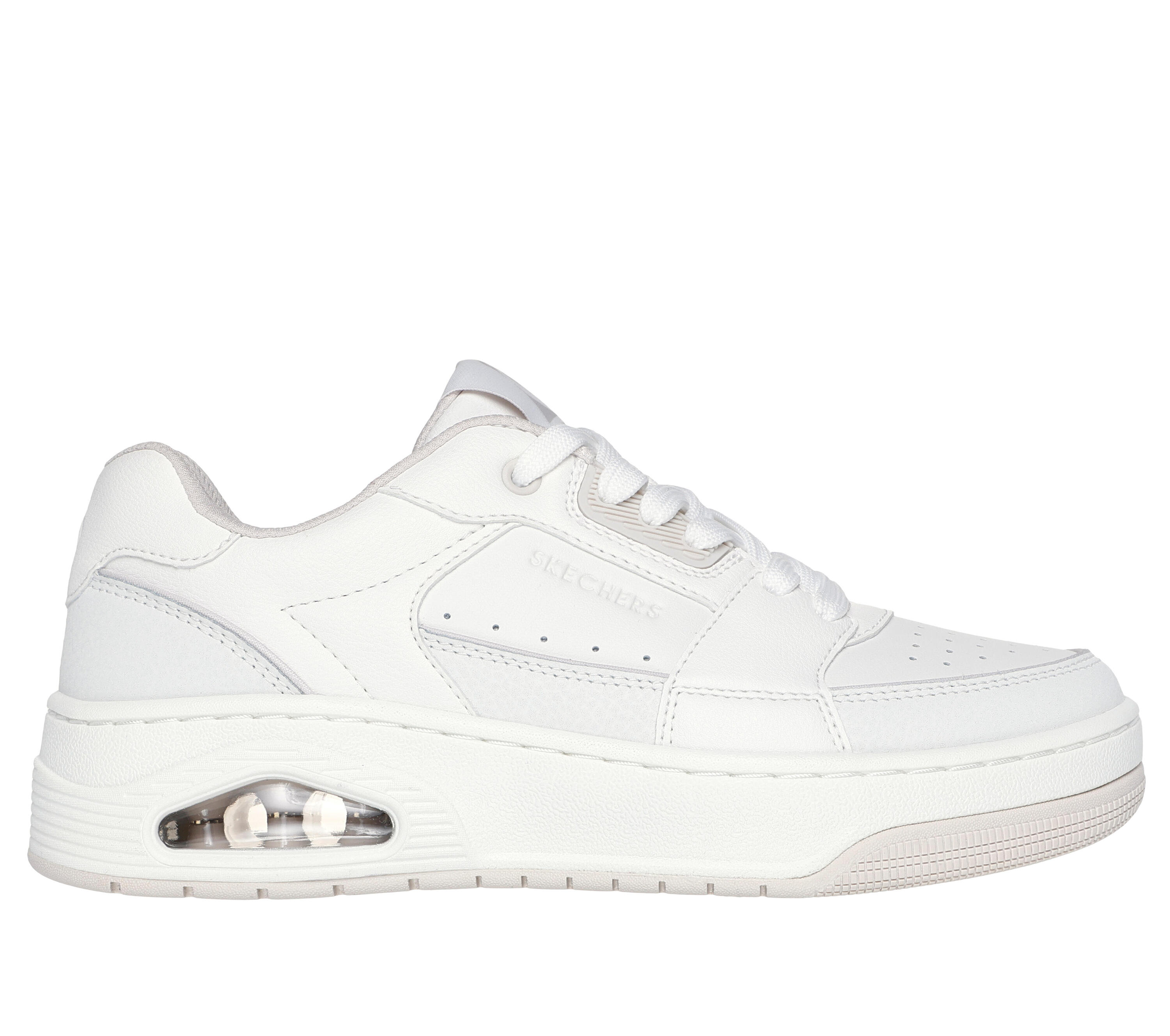 Dames UNO COURT COURTED STYLE Sneaker Wit 5/5