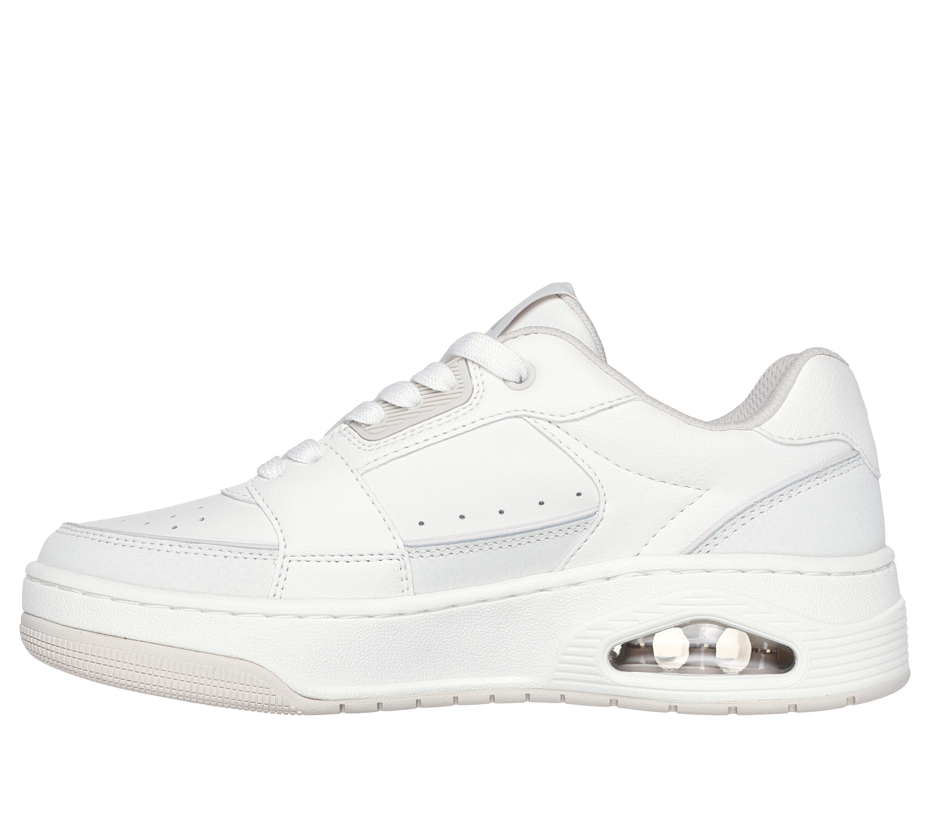 Dames UNO COURT COURTED STYLE Sneaker Wit 4/5