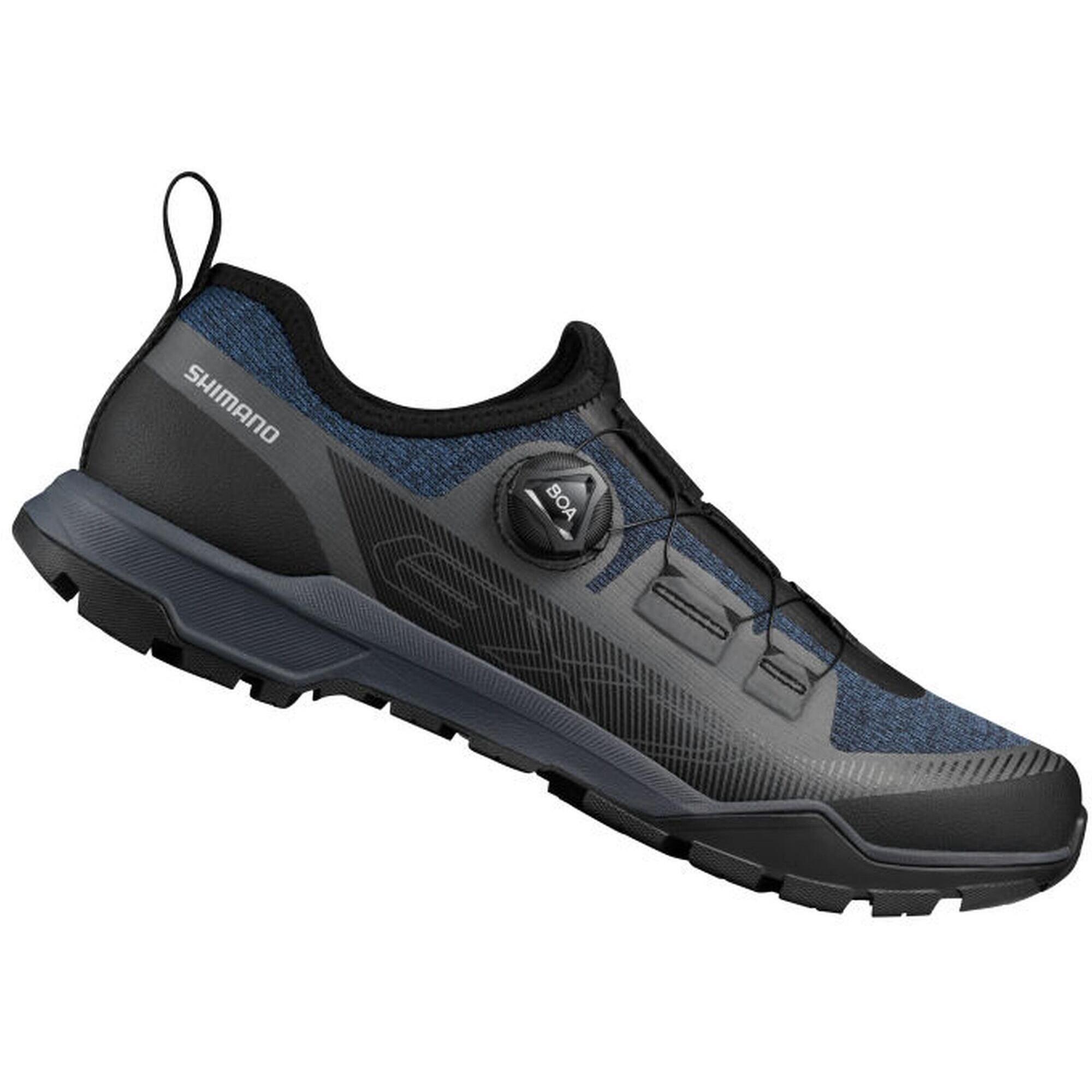 Shimano - Chaussures De Cyclisme De Randonnée Ex700, Blue - Chaussures De Vélo - Bleu - 46 L/xl - Decathlon