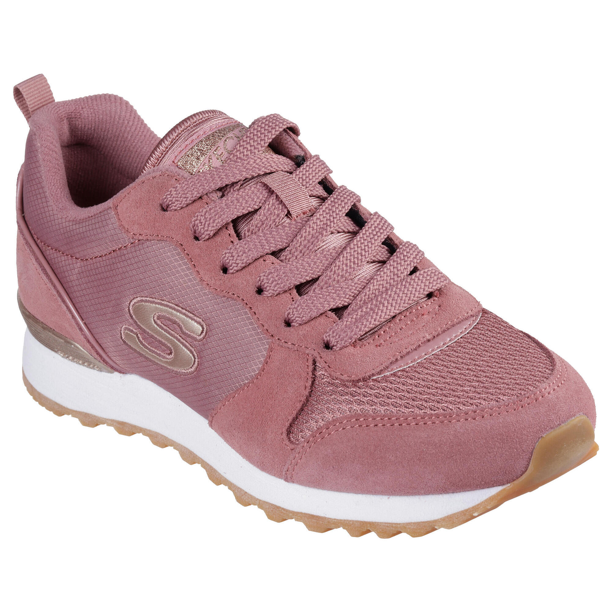 Skechers - Chaussures De Running Femme Skechers Og 85 - Goldn Gurl - Baskets - Orange|rose - 39,5 - Decathlon