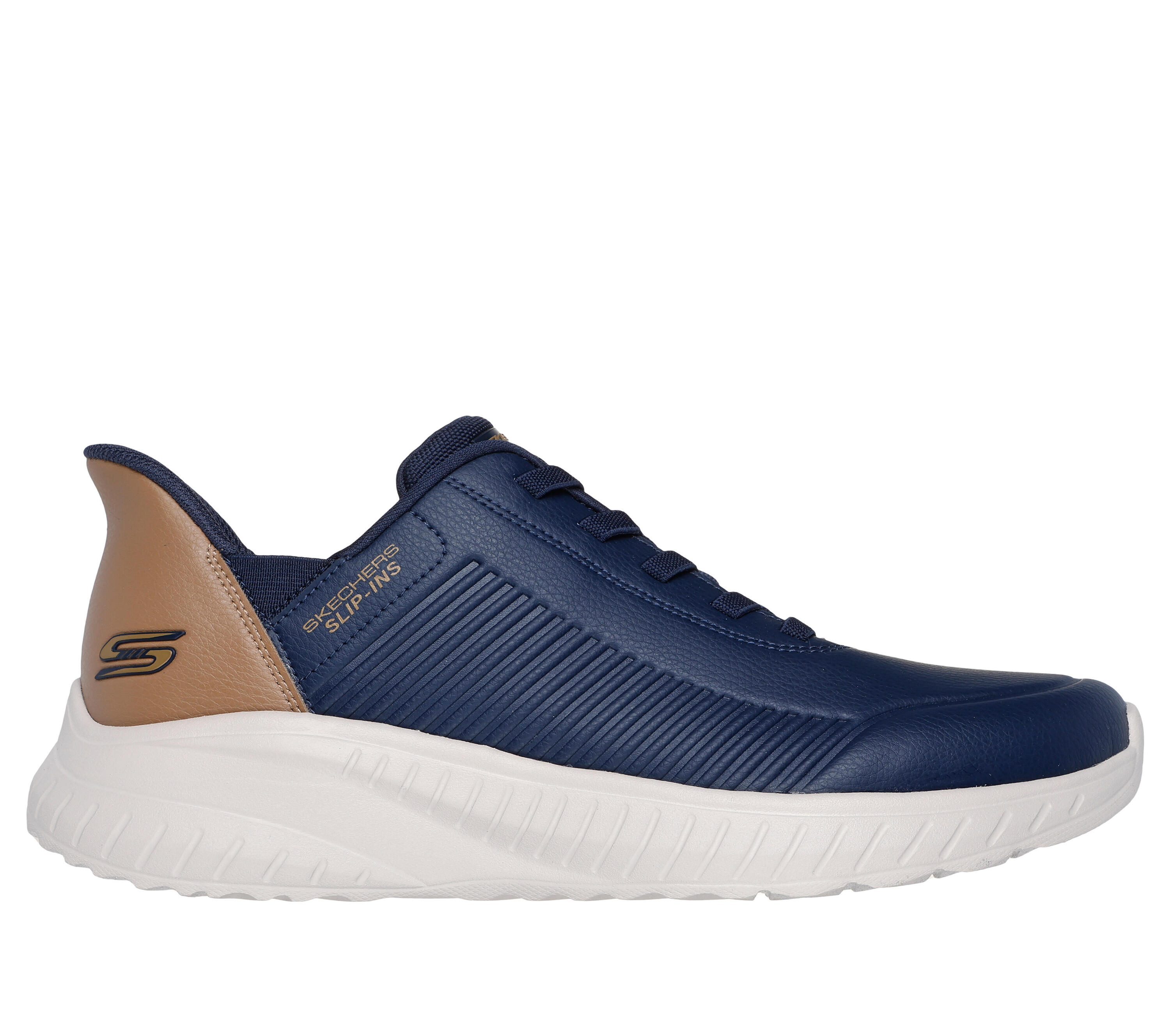 Heren slip-on sneakers BOBS SQUAD CHAOS HEEL PREFERRED marineblauw 5/5
