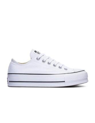 Zapatillas Converse Mujer Chuck Taylor All Star Platform Canvas blanco