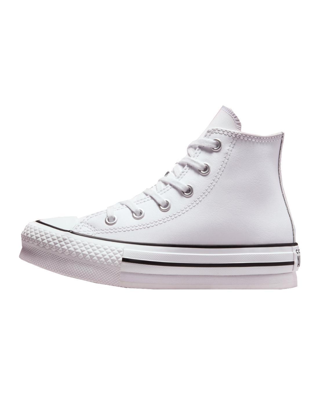 Chaussures de sport pour fille Converse Blanc. 2/6