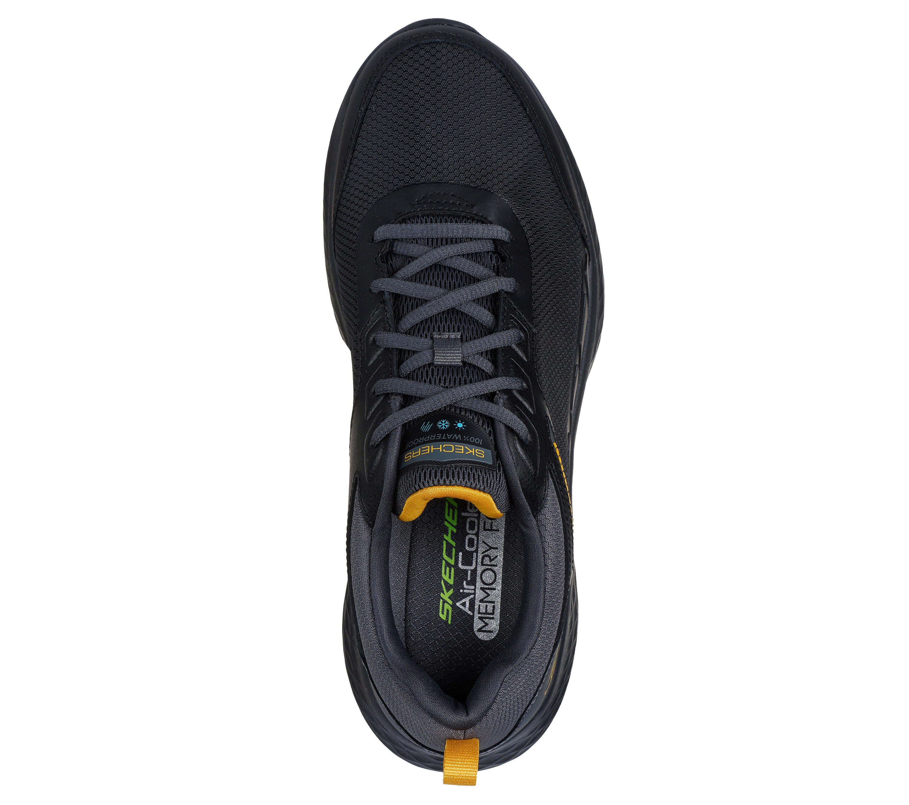 Baskets homme SKECH-LITE PRO ANKKOR noir / gris foncé / jaune 2/5
