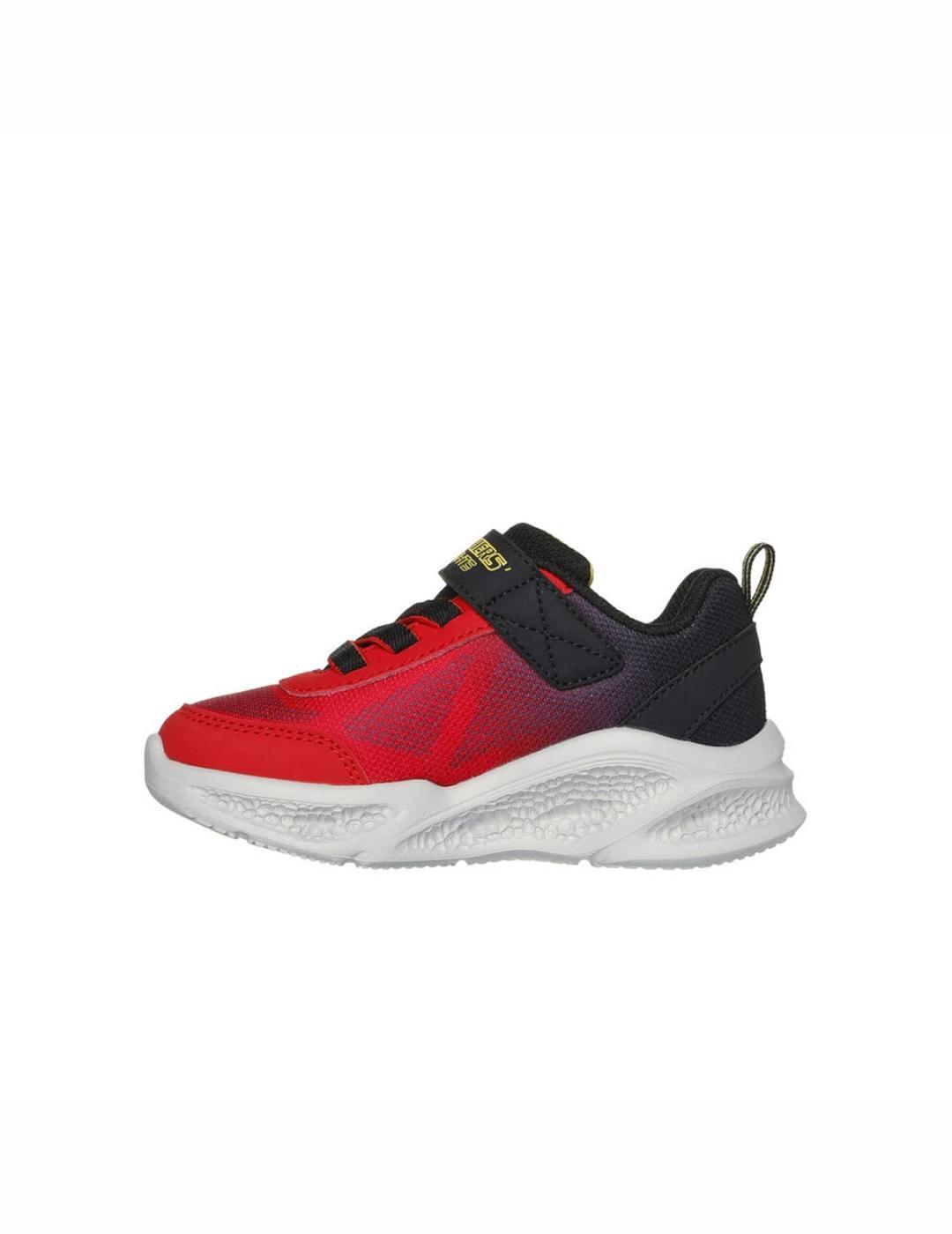 Chaussures décontractées pour garçon Skechers Td lights Rouge 2/5