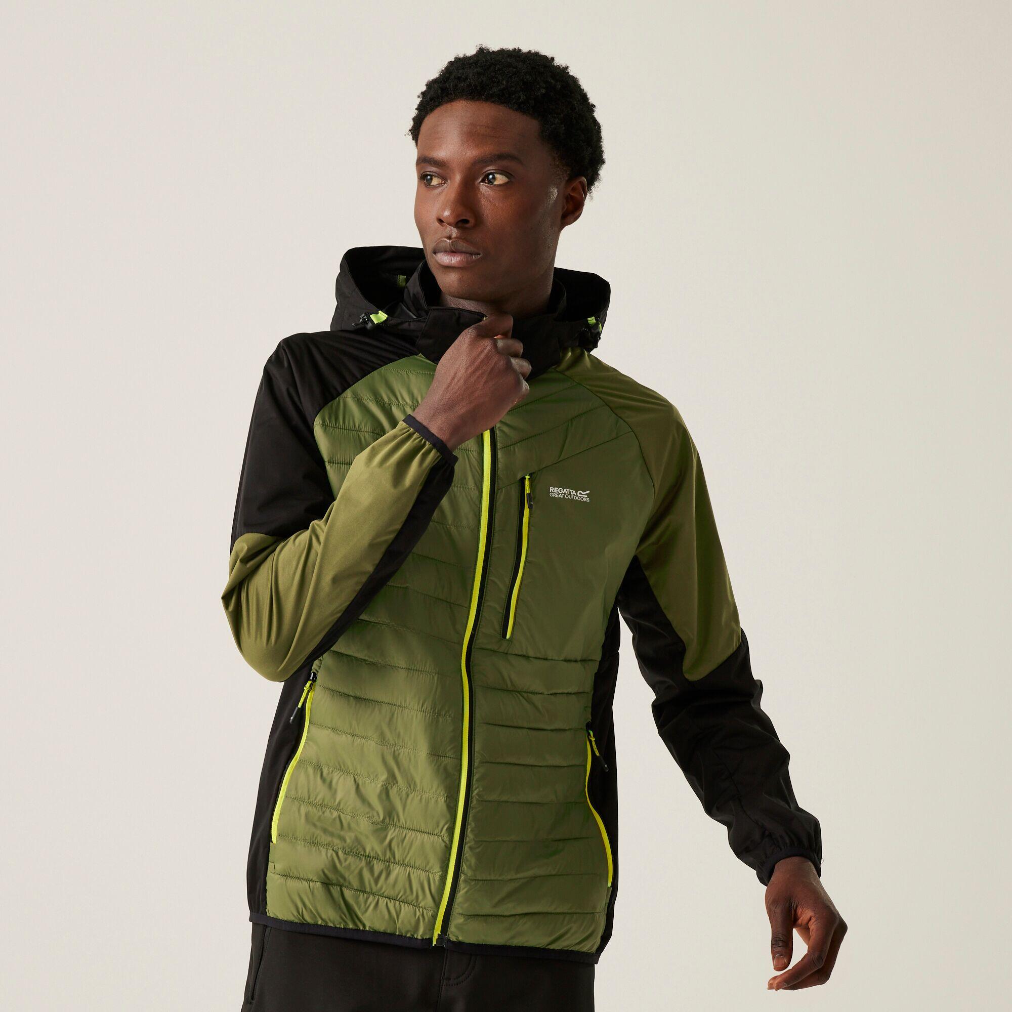 REGATTA Pro Hybrid Mens Water Repellent Hiking Baffled Jacket