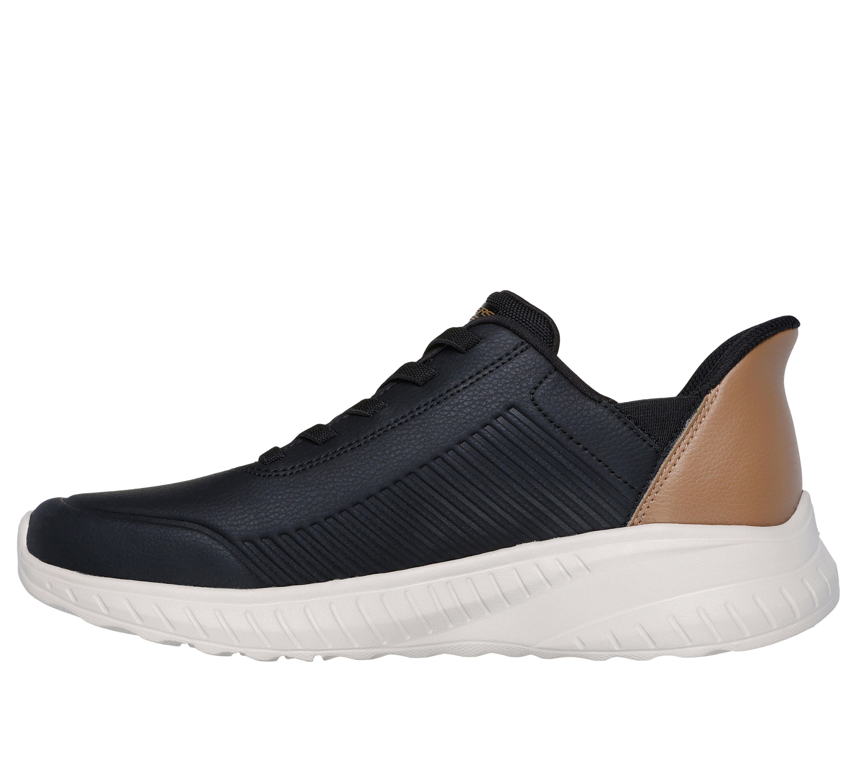 Baskets slip-on homme BOBS SQUAD CHAOS HEEL PREFERRED noires 4/5