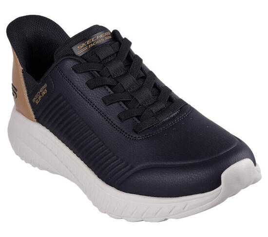 Heren slip-on sneakers BOBS SQUAD CHAOS HEEL PREFERRED zwart