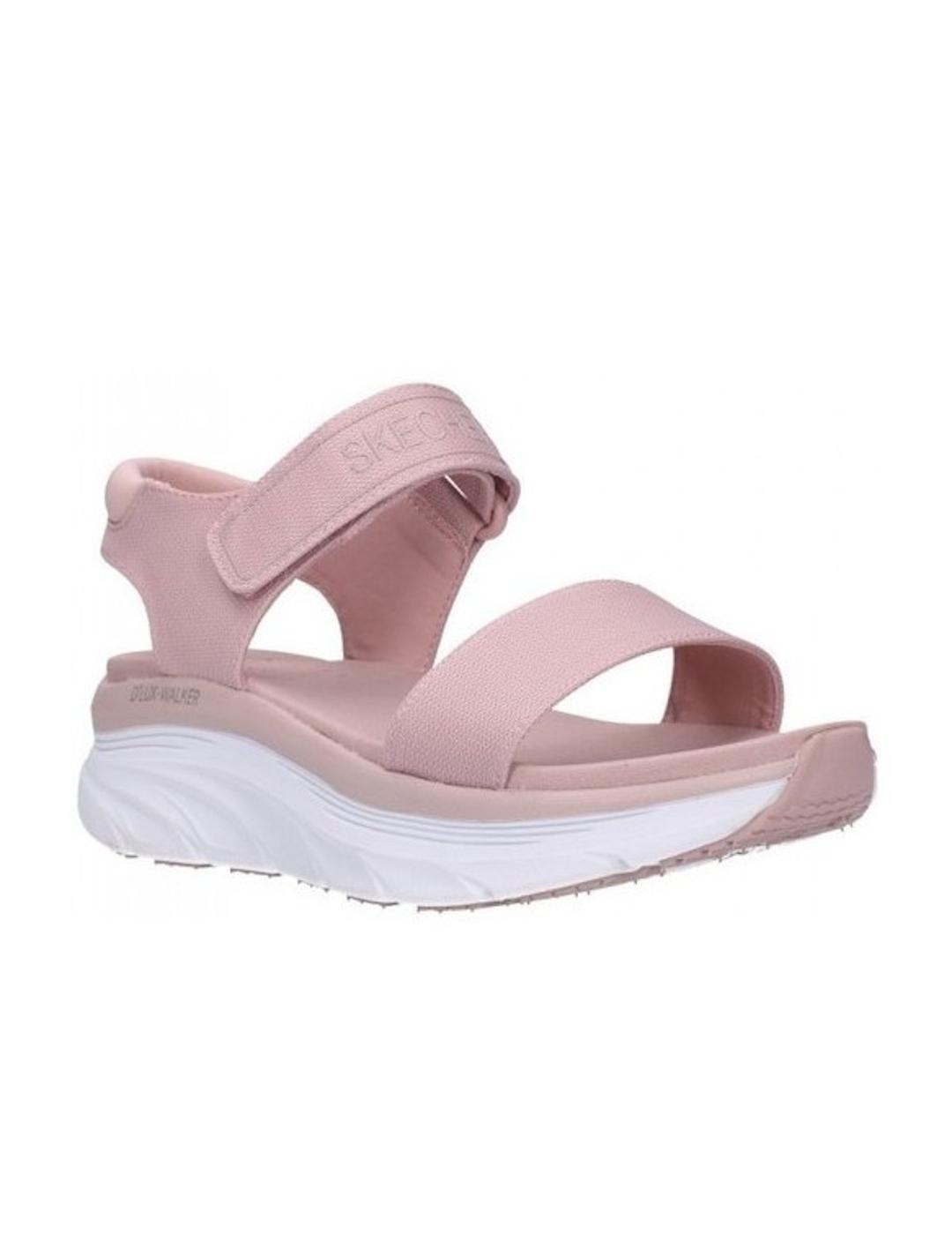 Sneakers pour femme Skechers d'lux walker n-block Rouge 3/7