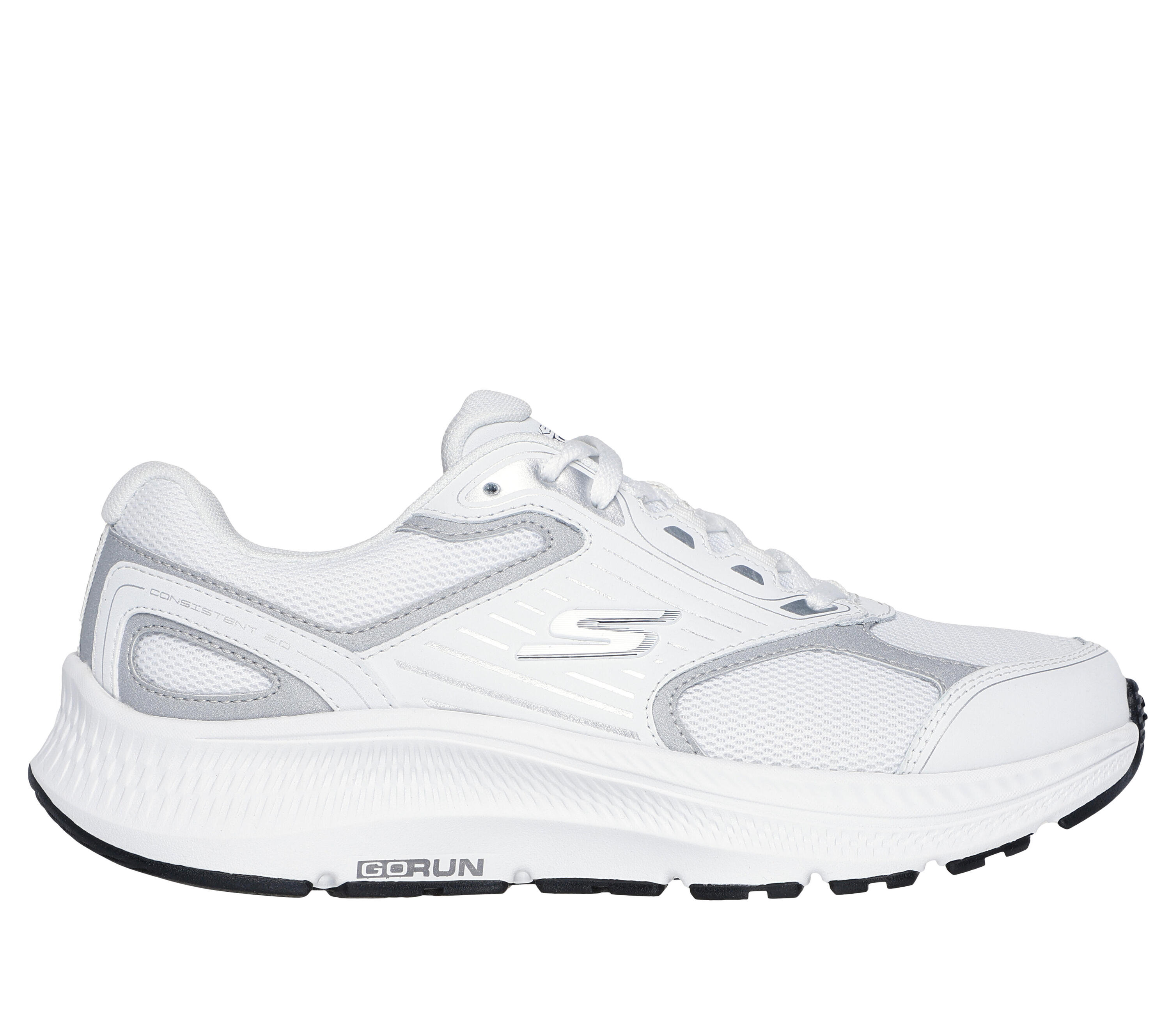 Femme GO RUN CONSISTENT 2.0 ADVANTAGE Chaussures de course Blanc / Silber 5/5