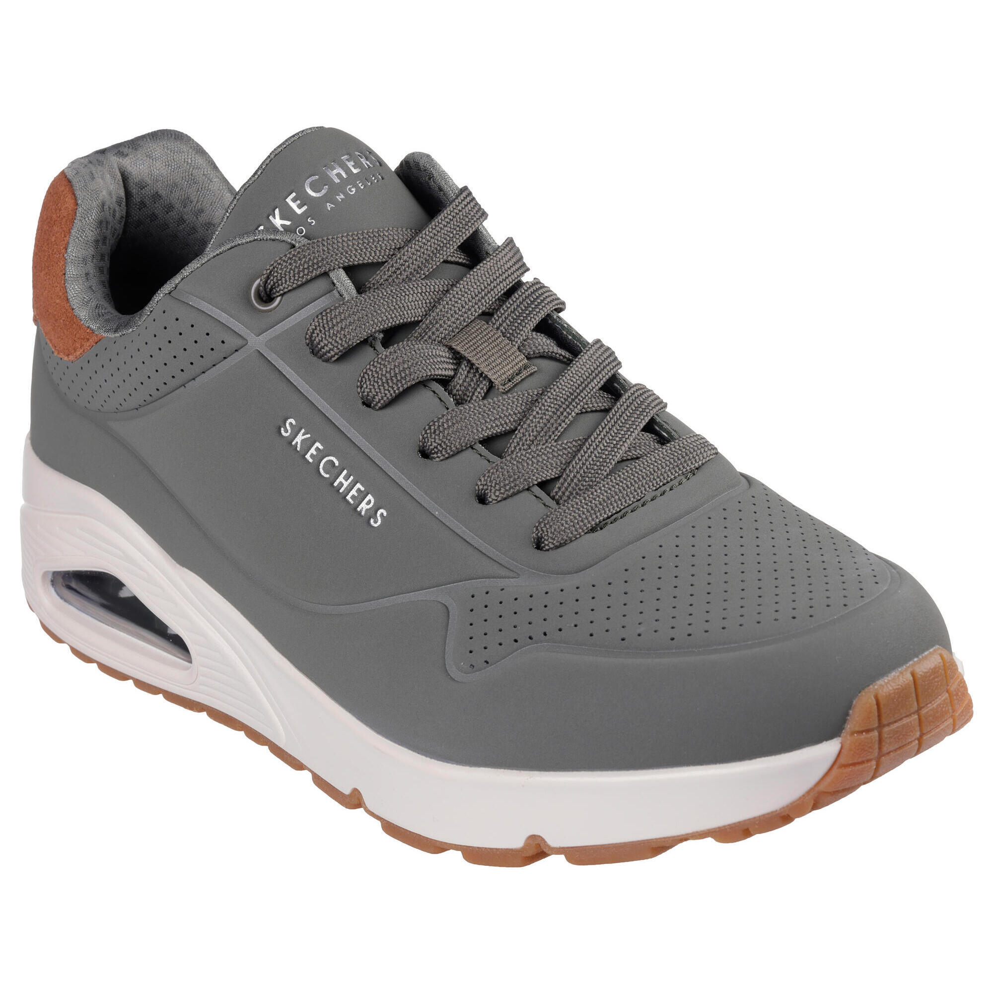 Kapcie SKECHERS UNO - SUITED ON AIR Zielony