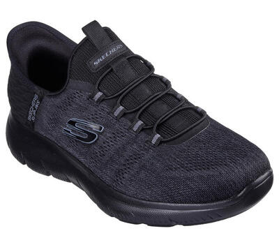 Sportschoenen mannelijk skechers slipins summits key pace zwart