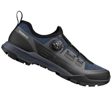 Buty do rowerów turystycznych EX700, niebieskie