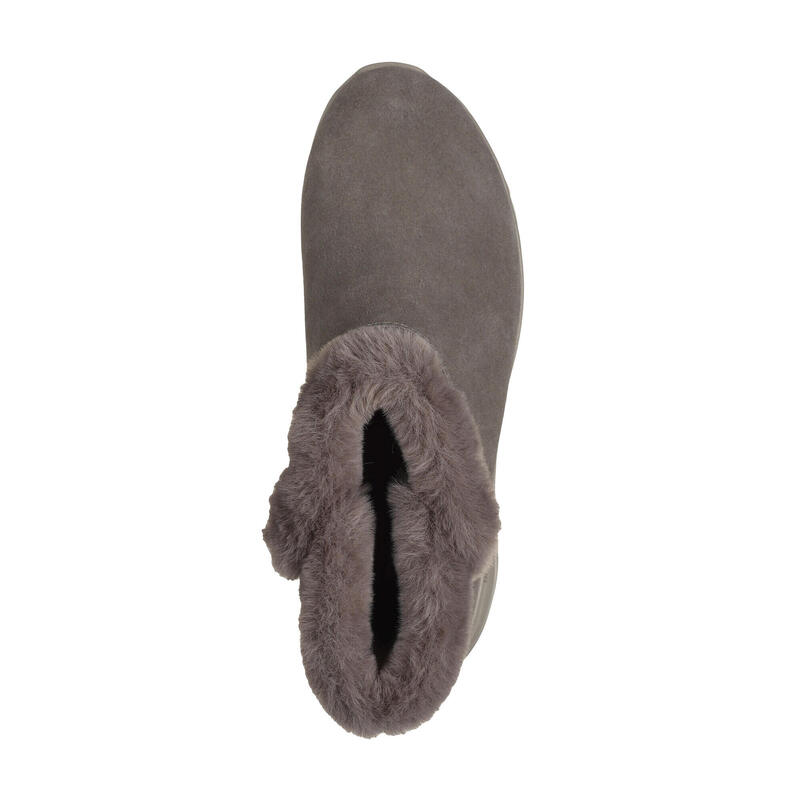 Ghete femei Skechers On-the-go Stellar - Cozy Step, Gri