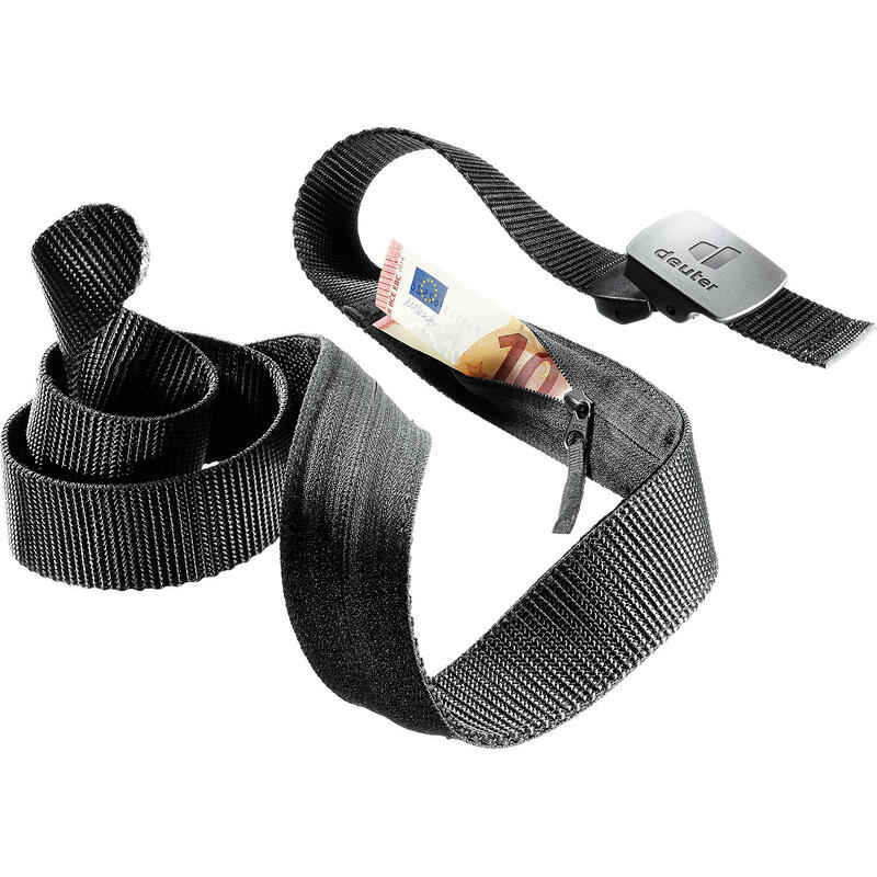 Pasek do spodni Deuter Security z kieszonką czarny uni