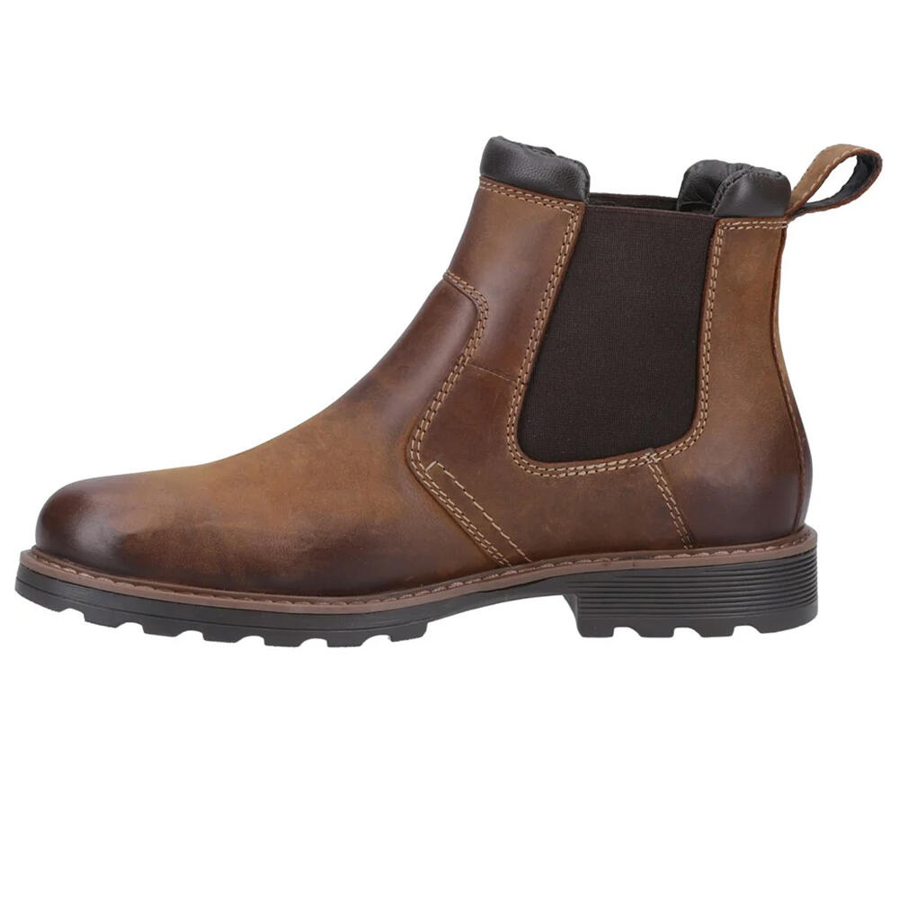Stivali Chelsea Pelle Uomo Cotswold Leafield Marrone Chiaro 3/5