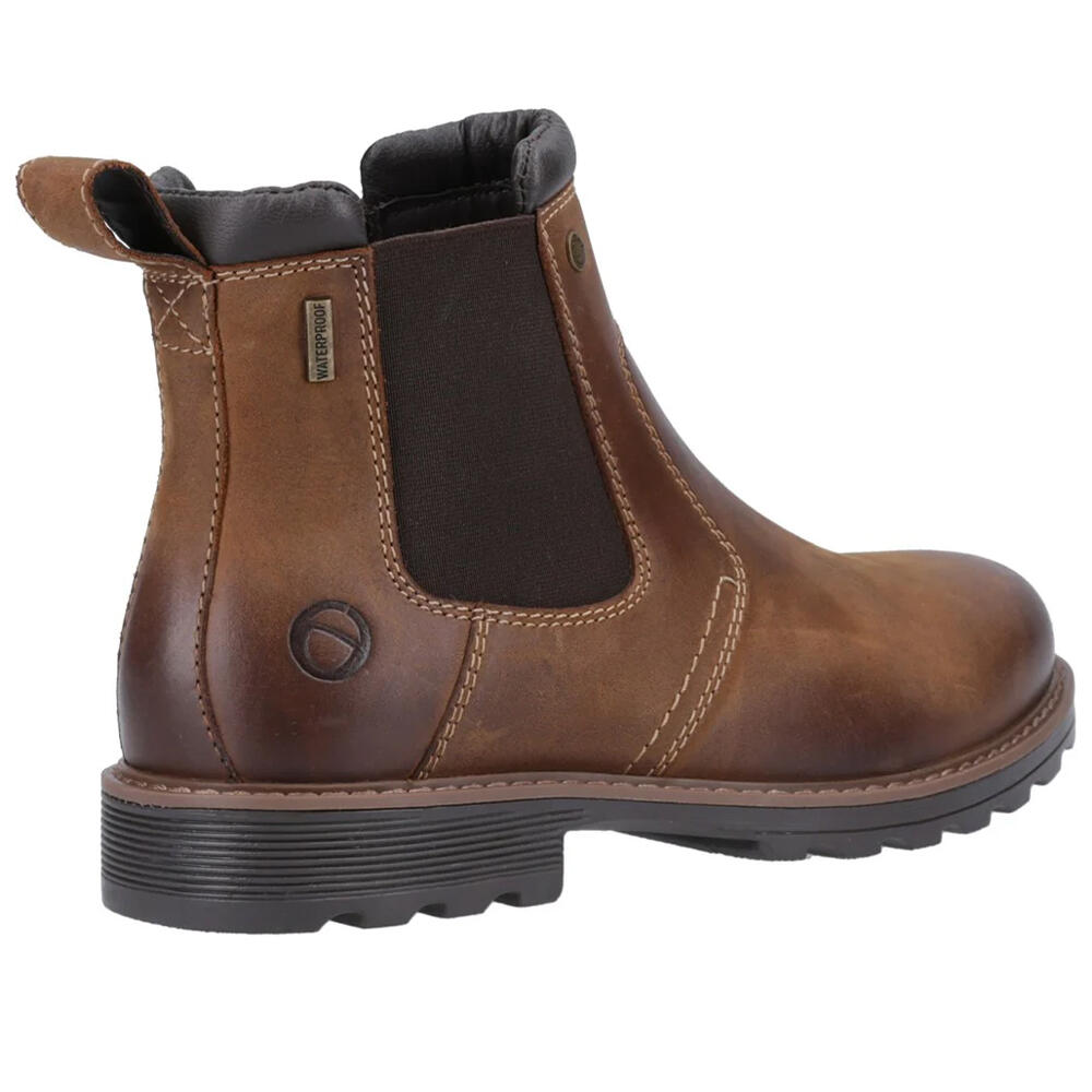 Stivali Chelsea Pelle Uomo Cotswold Leafield Marrone Chiaro 2/5