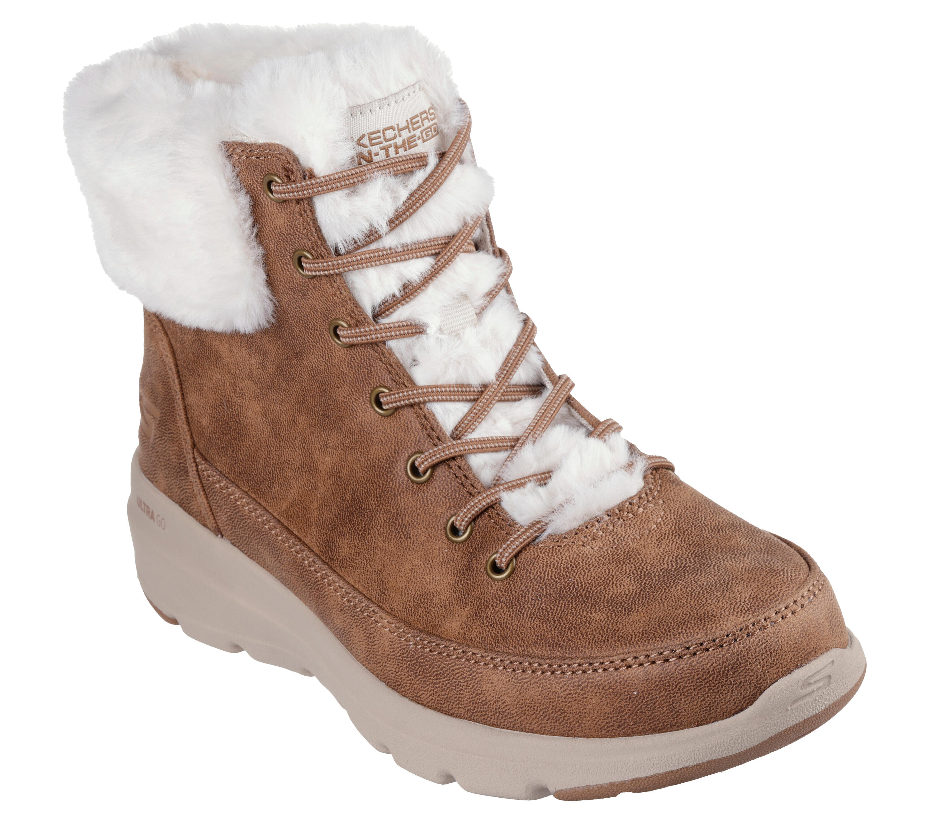 SKECHERS Skechers Modelo Glacial Ultra - Wond Cor Castanho