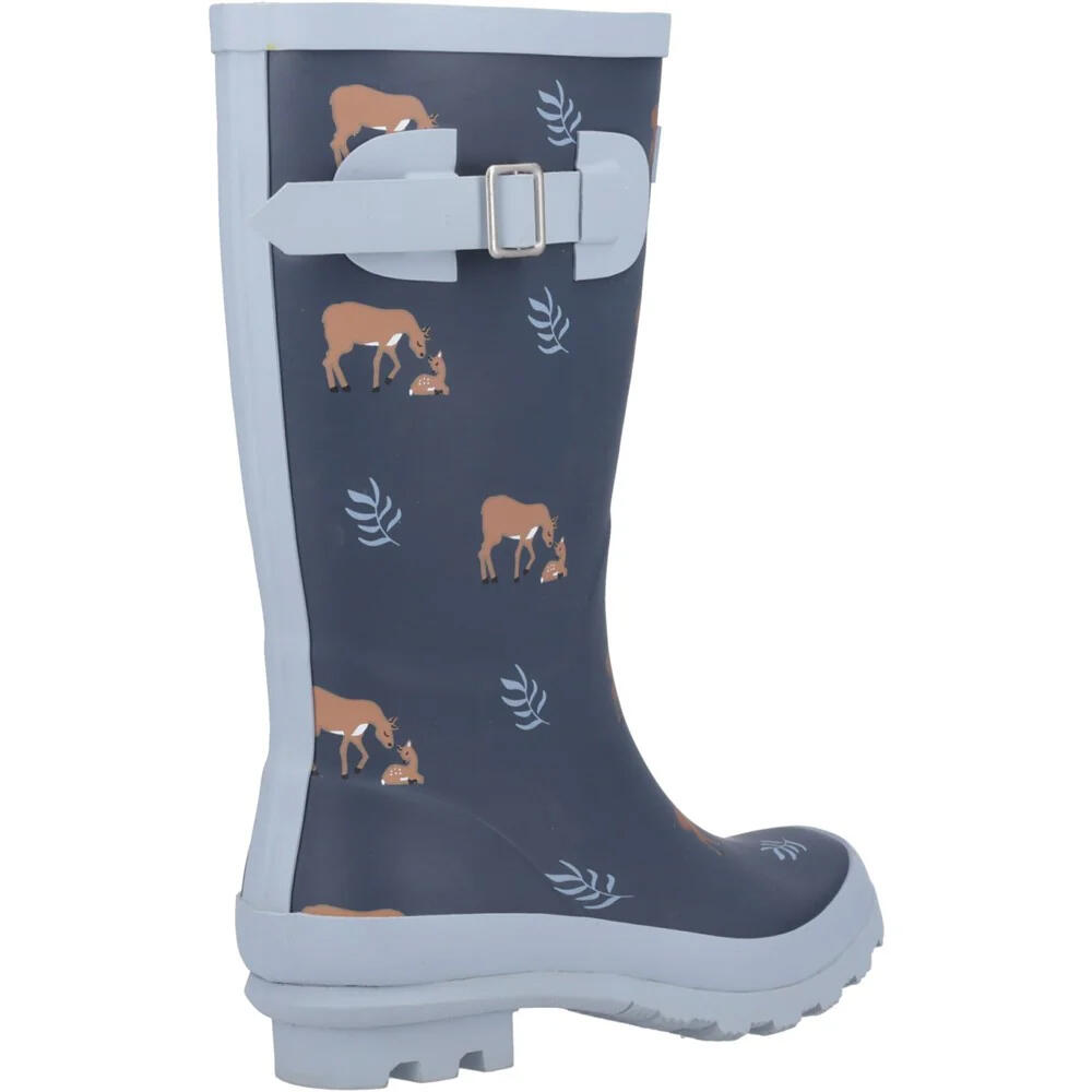Gummistiefel "Woodland", Rotwild Kinder Marineblau 2/5