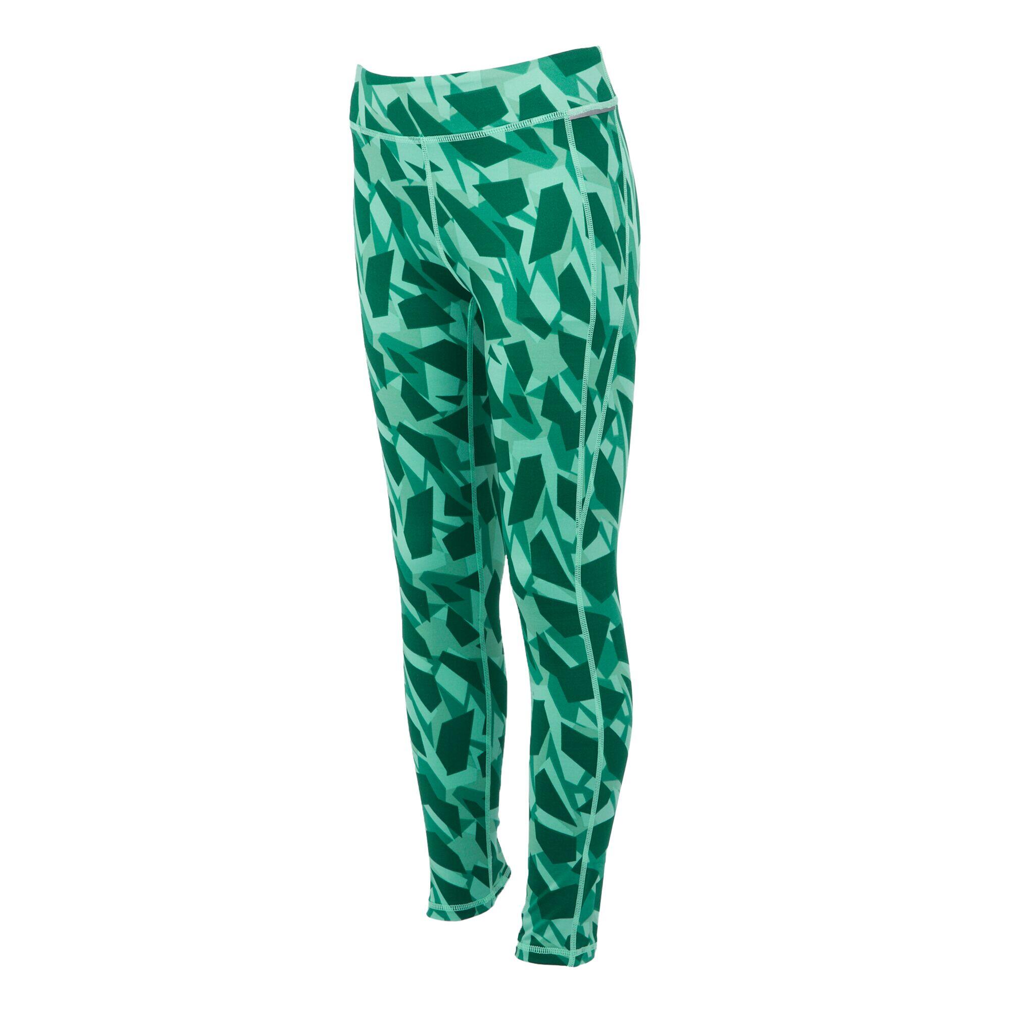 Legging Hiver Motif/style Abstrait BARLIA Enfant (Vieux Vert) 3/4