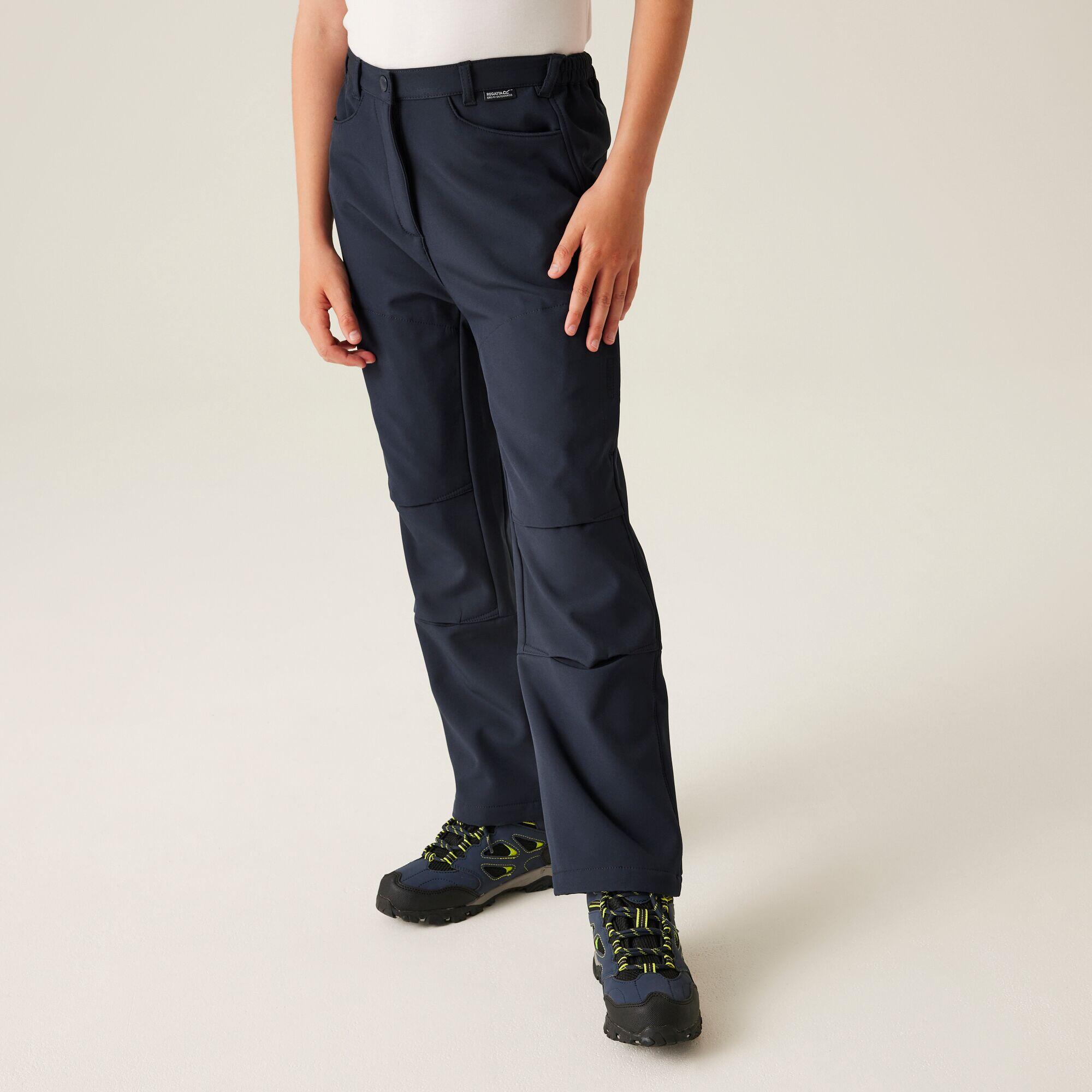 Regatta - Pantalon - Randonnée Noir Enfant - Pantalons - Bleu - 10 À 12 Ans - Decathlon