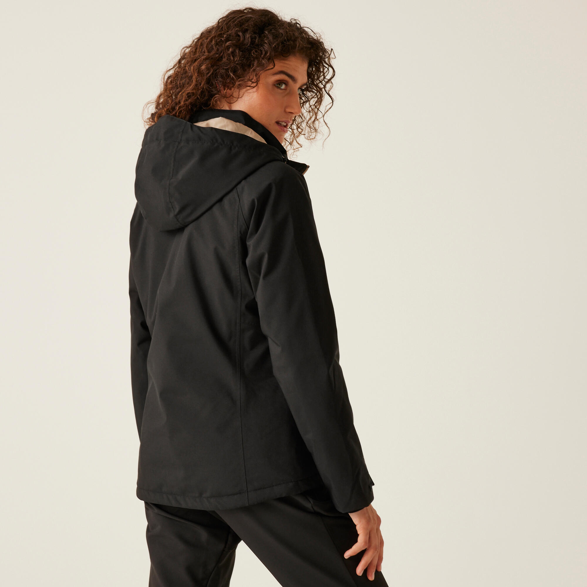 Regenjas Hiking Dames Waterproof Warm 2/7