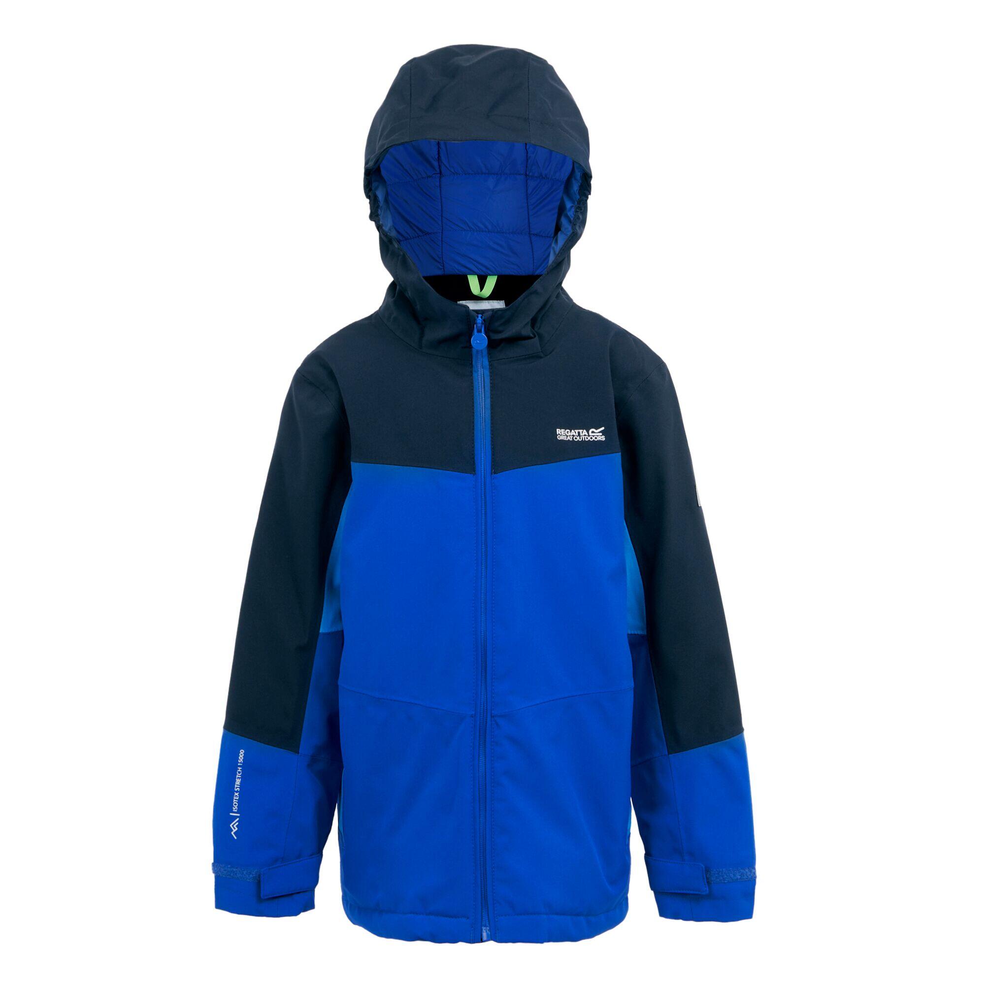 REGATTA Regenjas Wandelen Kinderen Waterdicht Ademend Geïsoleerd Highton Padded V