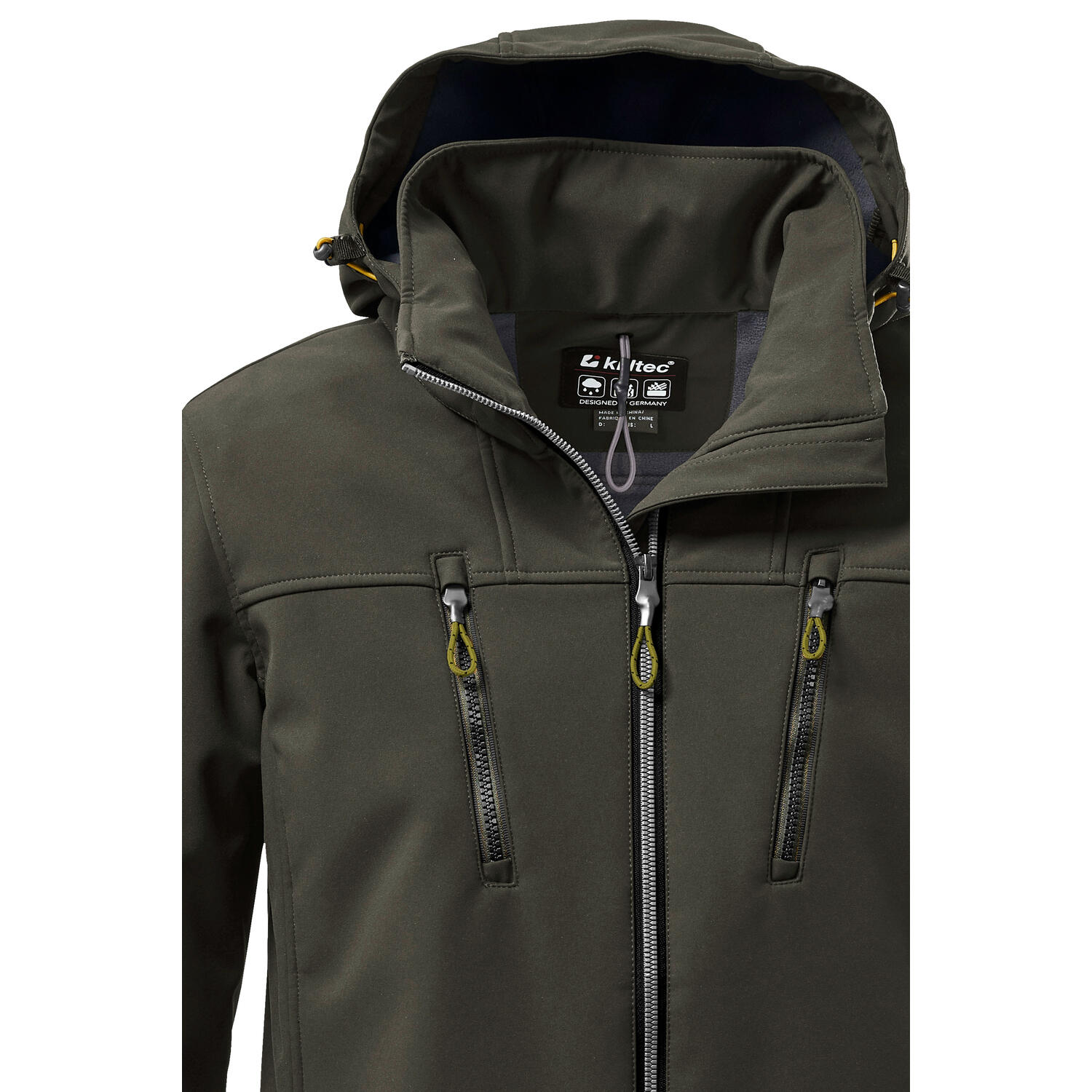 Killtec KOW 163 Softshell Jacket - Mens - Dark Moss 4/6