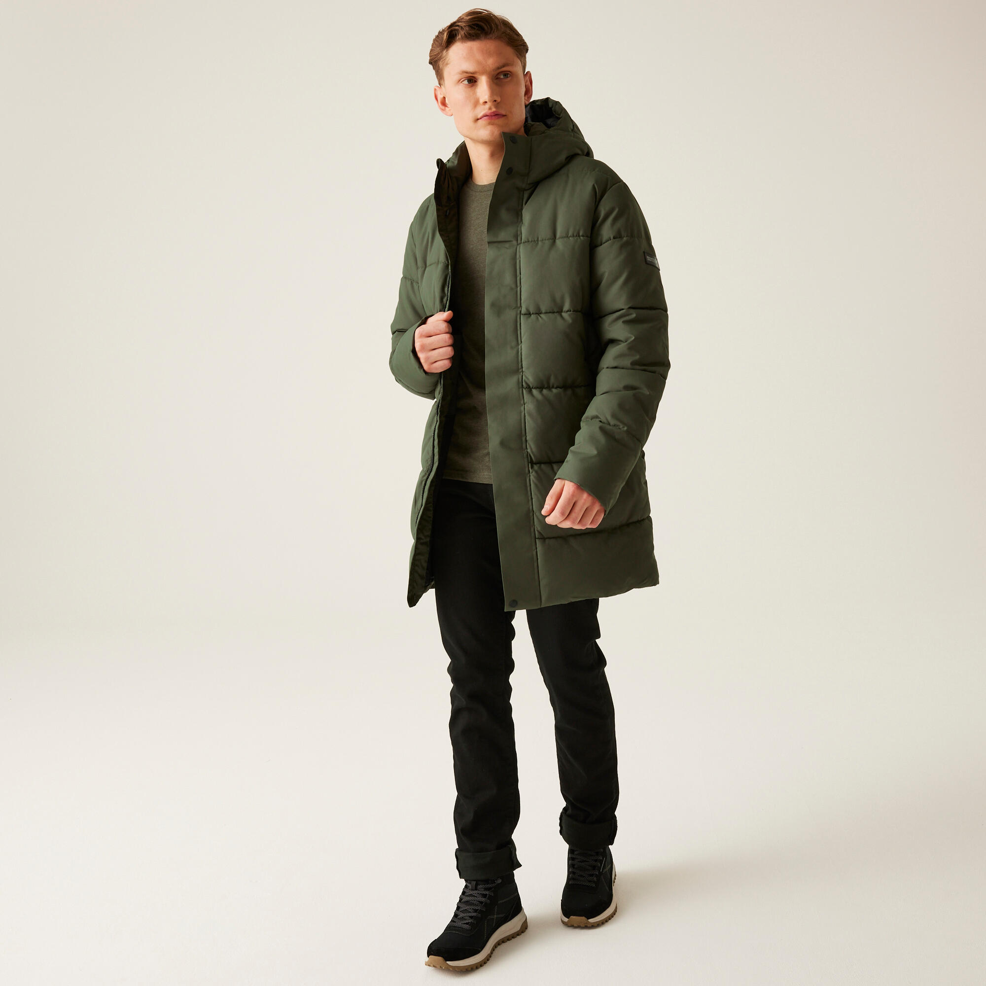 Chaqueta senderismo hombre impermeable cortaviento Regatta Hayleyn 3/5