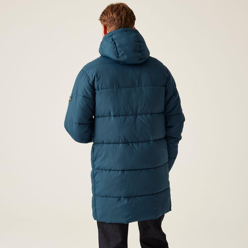 Chaqueta senderismo hombre impermeable aislante Regatta Hayleyn, azul