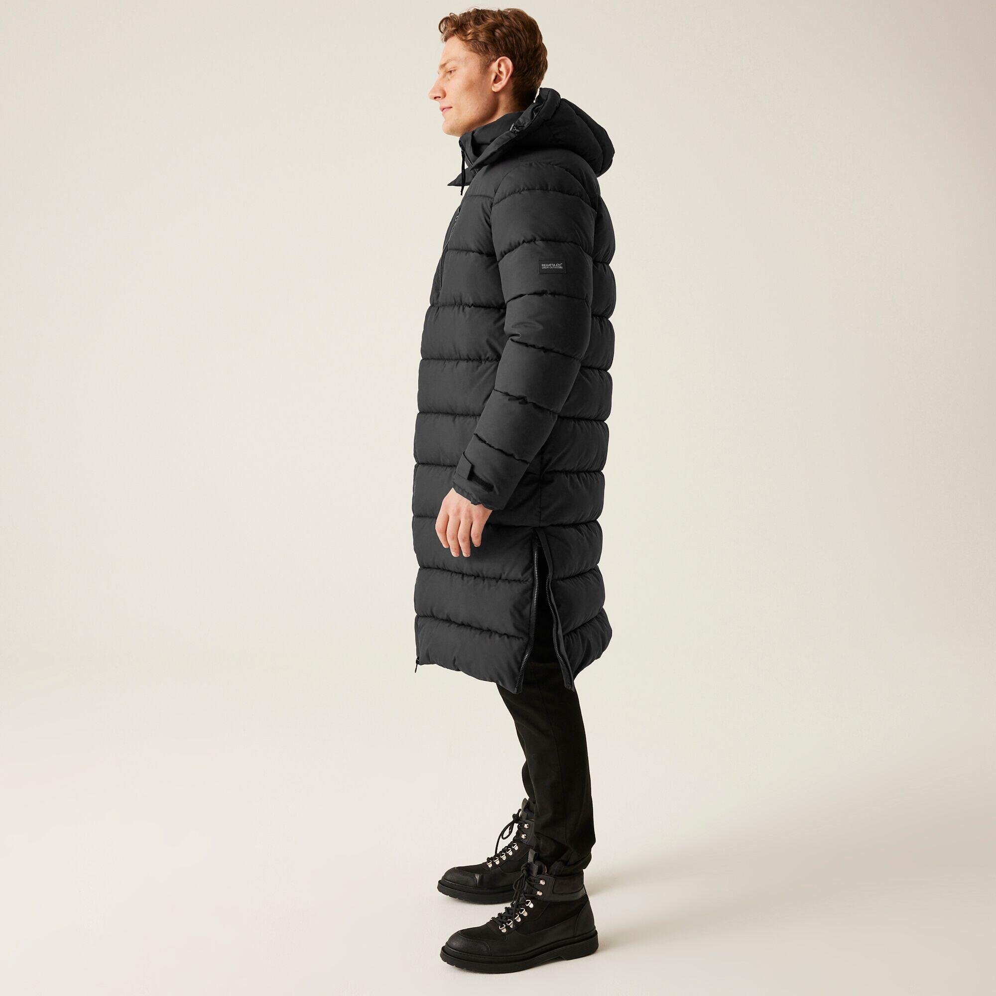 Chubasquero Senderismo Hombre Impermeable Regatta Mottere, gris 4/7