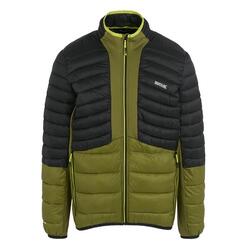 Veste Hybride Motif/style Blocs De Couleurs LEEDRE Homme (Vert Néphrite / Noir)