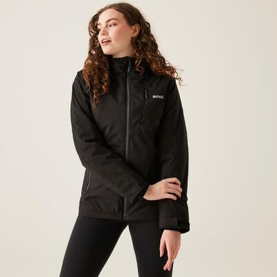 Regenjas hiking dames waterdicht ademend thermoguard highton stretch iv