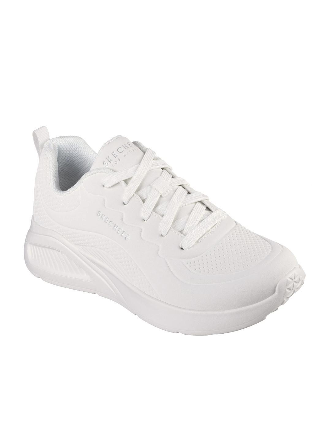 Chaussures de sport pour femme Skechers blanches 3/6