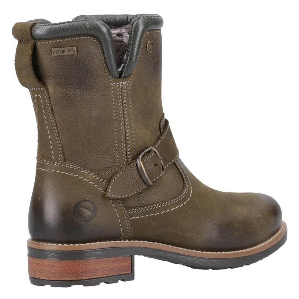 Stiefeletten "Kinsham", Leder Damen Khaki 2/5