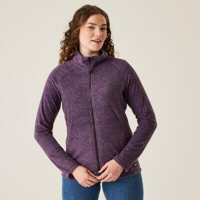 De mayse wandelfleece met hele rits voor dames