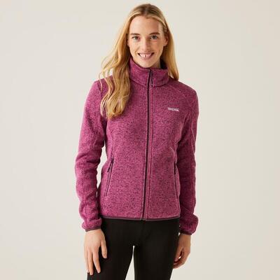 Fleece wandelen dames volledige rits