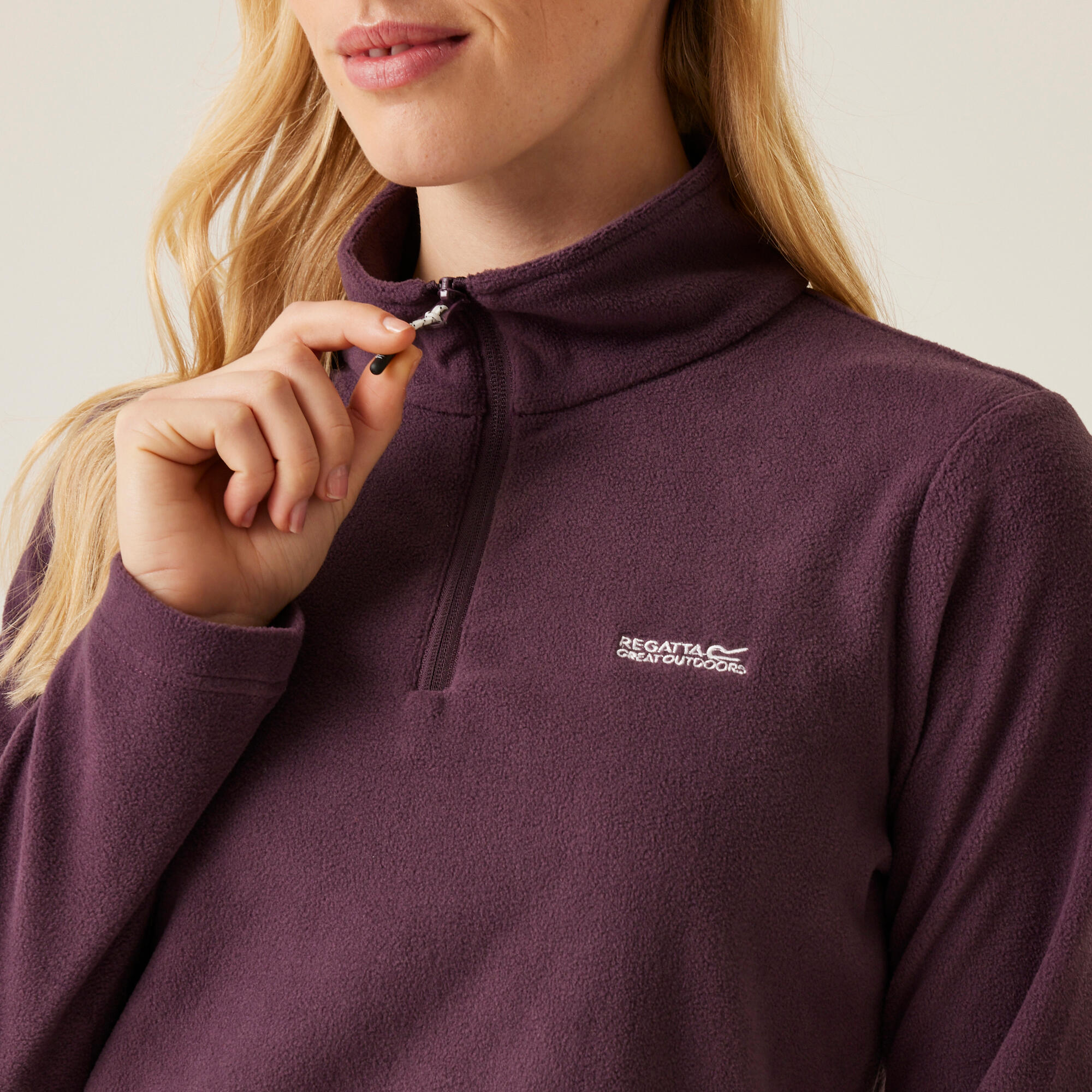 Sweethart Damen-Fleecejacke, leicht, mit halbem Reißverschluss, zum Wandern 4/6