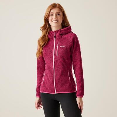 De newhill wandelfleece met capuchon voor dames