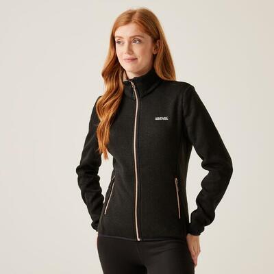Fleece wandelen dames volledige rits