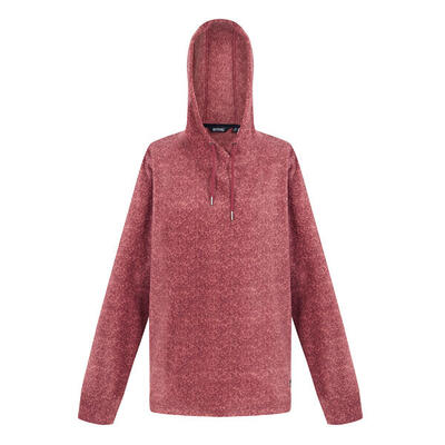 De mayse wandelfleece met capuchon voor dames