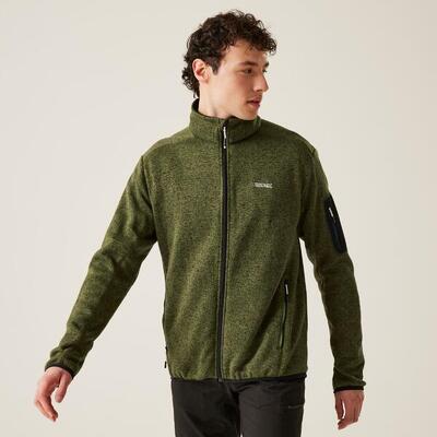 Fleece heren hiking hoge kraag newhill