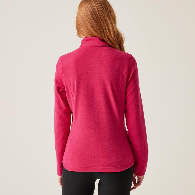 Forro polar senderismo mujer Regatta Floreo IV, bright pink