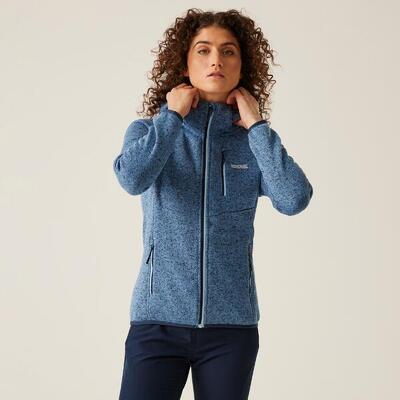 De newhill wandelfleece met capuchon voor dames